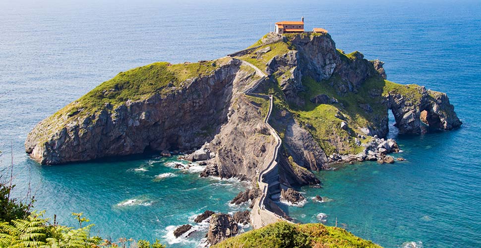 gaztelugatxe landscape, basque country, spain